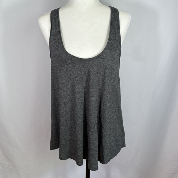 TNA Aritzia Heather Grey Lightweight Tank Top - Picture 1 of 7